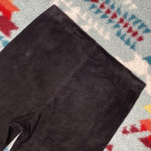 Vince Stretch Suede Split Hem Crop Legging - Picture 7 of 7